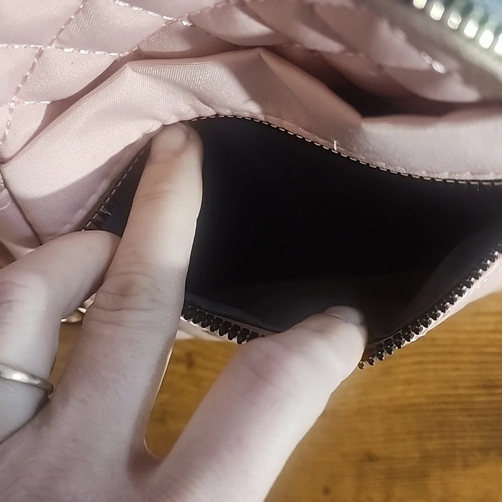 Pink Fashion Creations Quilted Sling Bag A Popular And Versatile Water Resistant